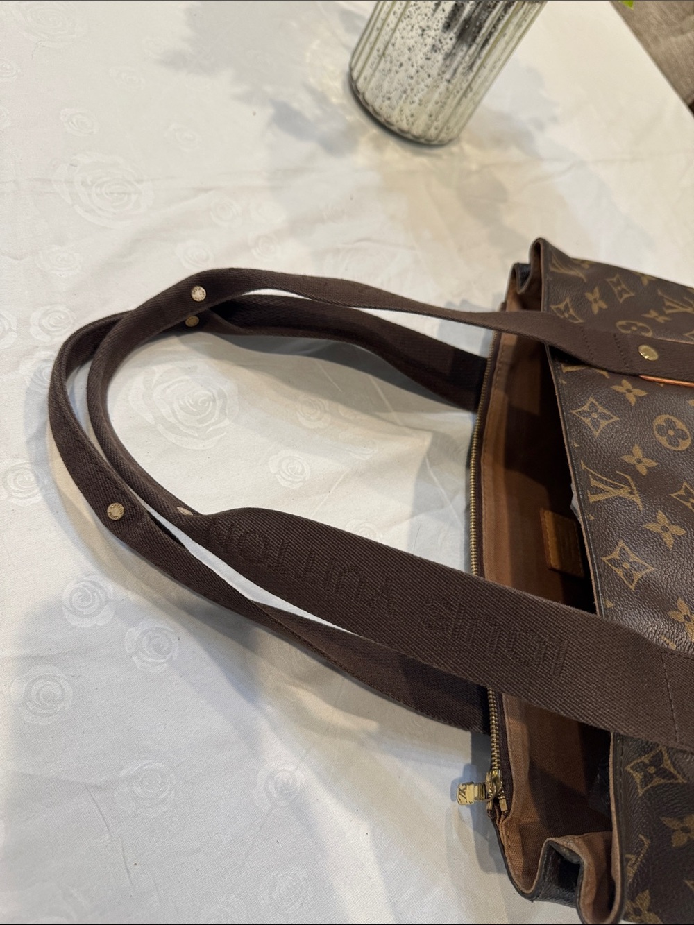 Authentic Louis Vuitton Monogram Canvas Cabas Beaubourg Tote Bag - Picture 8 of 14